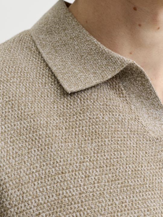 Produktbild Jack & Jones Jjegeorge Knit Split Neck Ss (XXL)