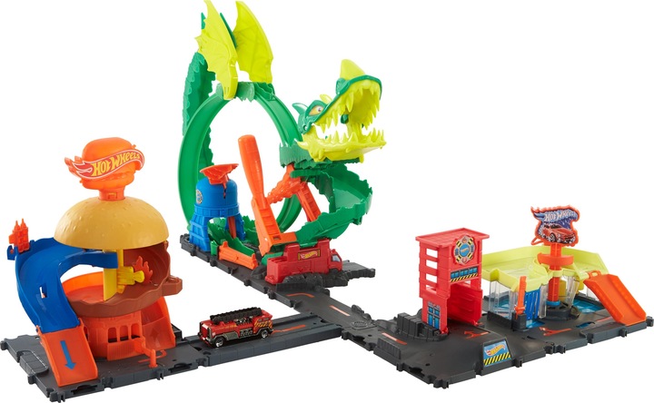 Actual product image Hot Wheels City Downtown Track Set Assortment