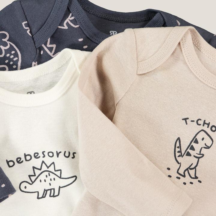 Produktbild La Redoute Collections 3er-Pack langärmelige Bodys (86)
