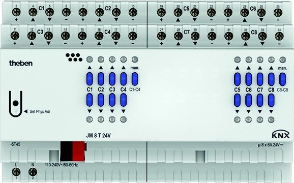 Immagine prodotto Theben JM 8 T 24V KNX (Attuatore per otturatore)