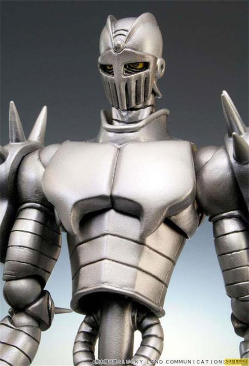 Actual product image Medicos Entertainment JoJo's Bizarre Adventure Super Action Action Figure Chozokado (Silver Chariot) 16 cm (re-run)