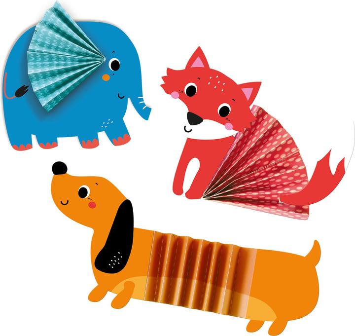 Produktbild Ses Creative Bastel-Set Zick Zack Origami Tiere