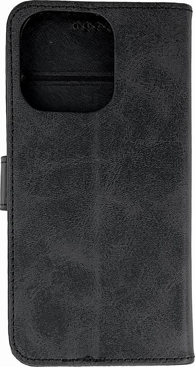 Produktbild Hurtel Leather Book Case for iPhone 16 Pro - black (Apple iPhone 16 Pro)