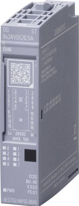 Image du produit Siemens 6ES7132-6BF01-0BA0 6ES71326BF010BA0 Module de sortie API