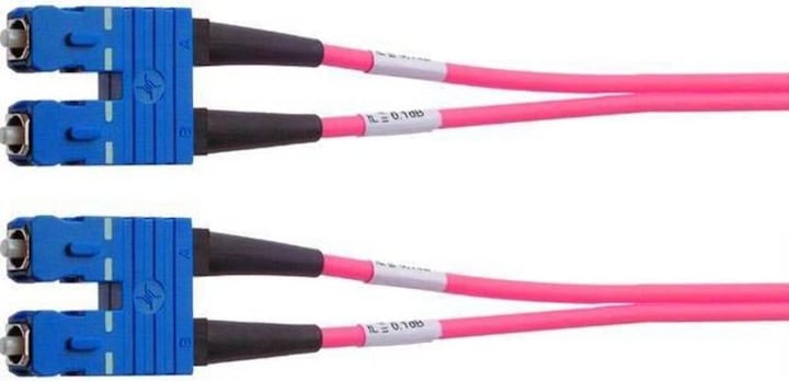 Actual product image Telegärtner Fiber optic cable duplex SC male SC male 50/125 µ multimode OM3 1 m (CAT8.2, 1 m)