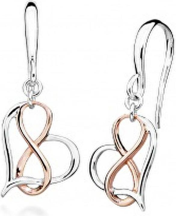 Immagine prodotto Silver Cat Orecchini romantici bicolore Amore senza fine SC448