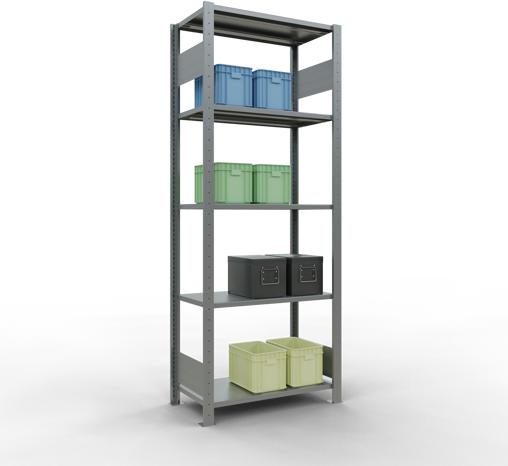 Immagine prodotto Schulte Lagertechnik Sistema di scaffalature di base senza viti MULTIplus150 con ripiani di lunghezza