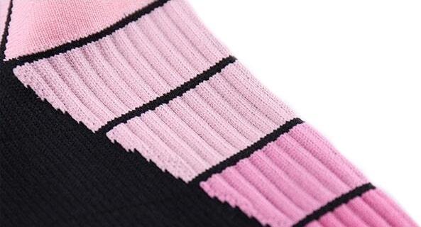 Actual product image JTI Knee-high compression socks for running and fitness - Pink L/XL (L, XL)