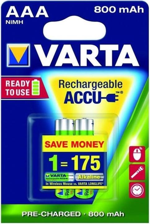 Image du produit Varta une puissance durable (4 pcs, AAA, 1260 mAh)