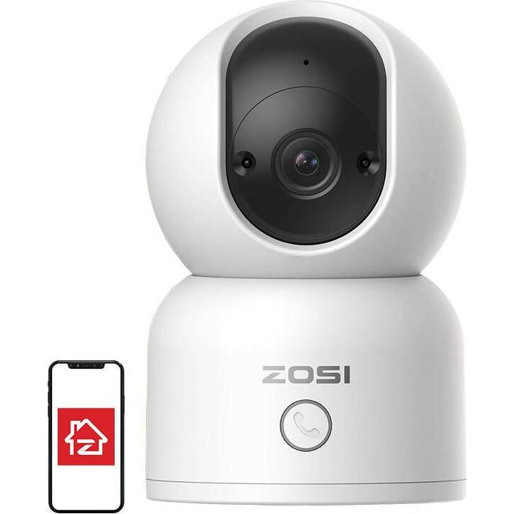 Zosi IP Indoor Camera C518 WiFi 5G 3MP with 32GB microSD card (2304 x 1296 Pixels), Netzwerkkamera