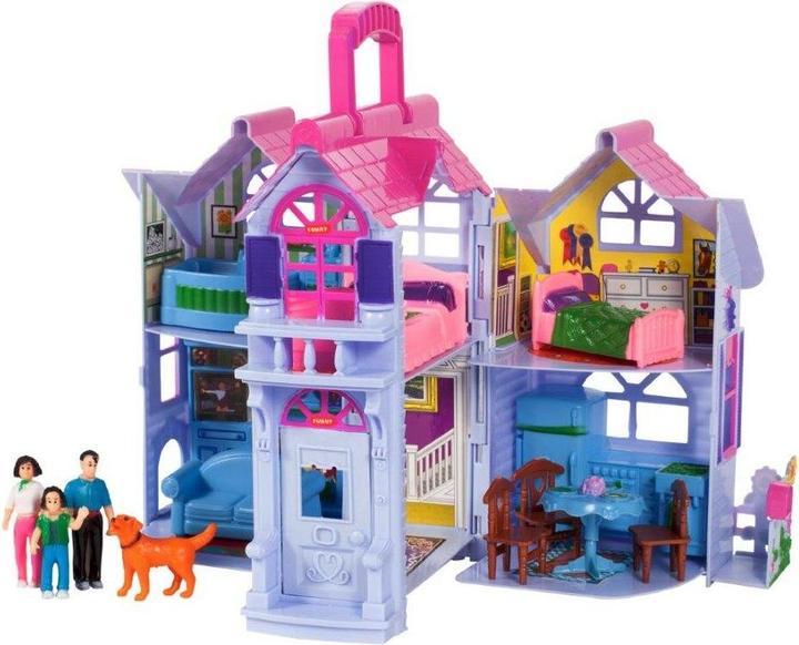 Actual product image Ikonka Folding doll's house country house villa
