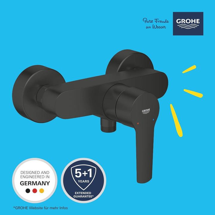 Produktbild Grohe Start QuickFix Brausearmatur, energiesparend, mattschwarz