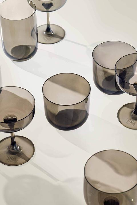 Produktbild Like. by Villeroy & Boch Like Smoke Sekt-/Champagnerschale, Set 2tlg 9x12cm (12 cl, 2 Gläser, Sektgläser)