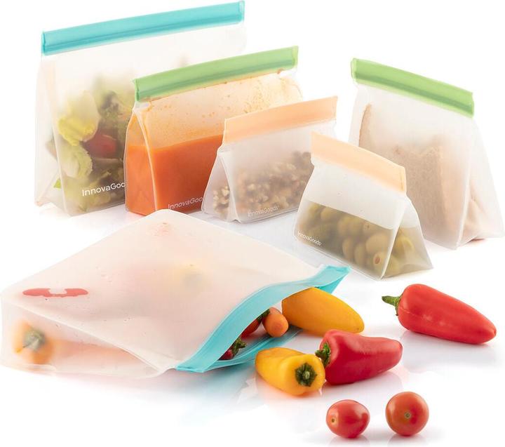 Produktbild InnovaGoods 6x verschliessbare hermetische Beutel (6 x)