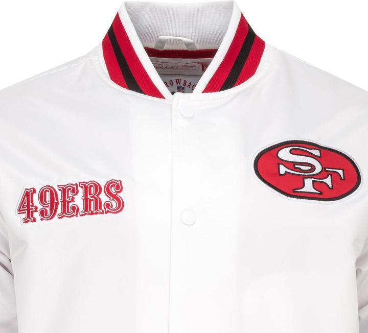 Produktbild Mitchell & Ness City Lightweight Satin Jacke San Francisco 49ers - S (S)