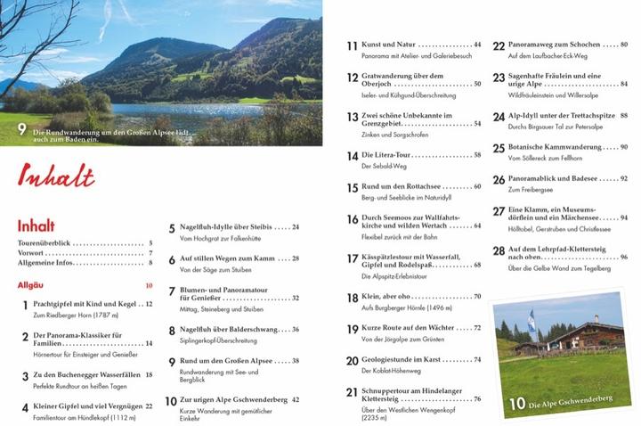 Nährwerte und Zutaten Wanderungen für Langschläfer Allgäu (Deutsch, Gaby Funk, 2022)