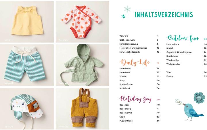 Immagine prodotto Hej. Minimode – Süsse Puppenkleidung nähen 2 (Tedesco, Svenja Morbach, 2022)