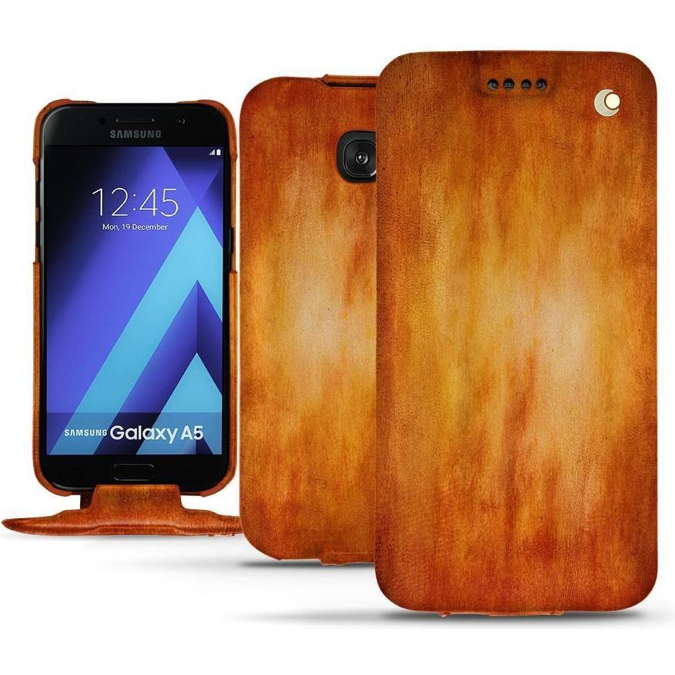 Thumbnail - Noreve Lederschutzhülle vertikal (Samsung Galaxy A5 (2017)), Smartphone Hülle, Orange