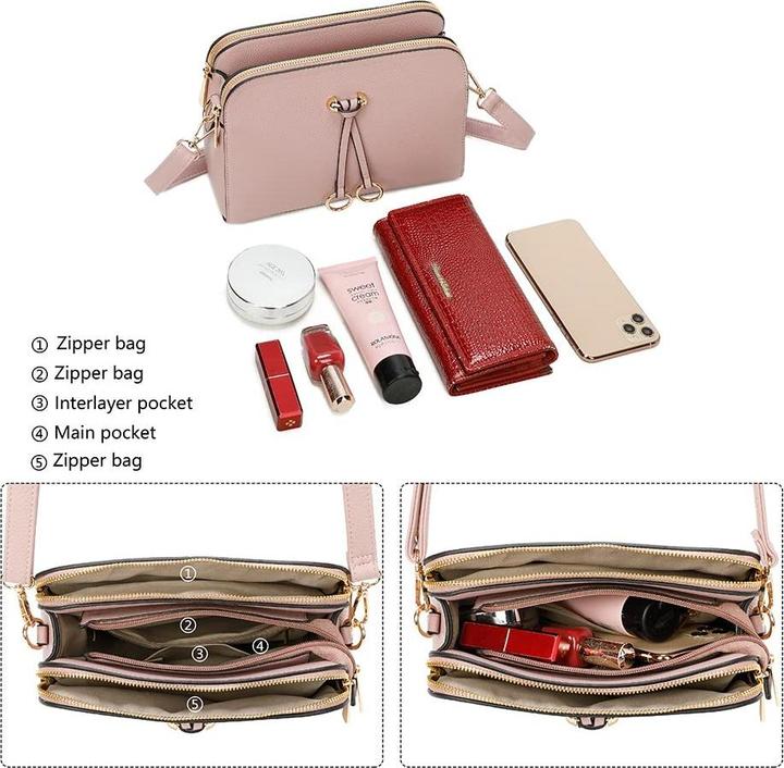 Produktbild Only-Bags.Store Solide Umhängetasche aus PU-Leder