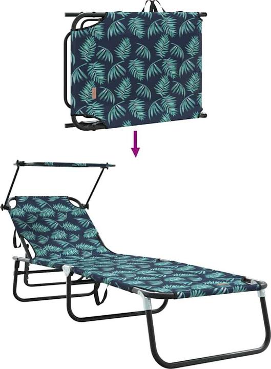Actual product image vidaXL Klappliege (190 cm)