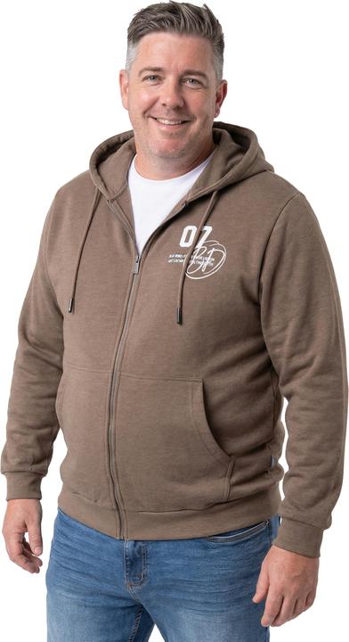 Produktbild Men+ Sweatjacke, Kapuze, Brustprint (L)