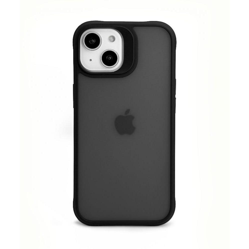 iLike Custodia opaca per iPhone 15 Newton PC (Apple iPhone 15), Cover smartphone, Nero