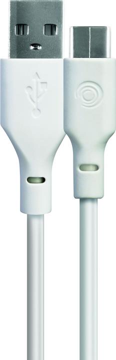 Produktbild Tiemme Chargeur secteur 1 port USB 5W + Cable USB-A vers USB-C 1m (Blanc) (5 W, 1 Port)