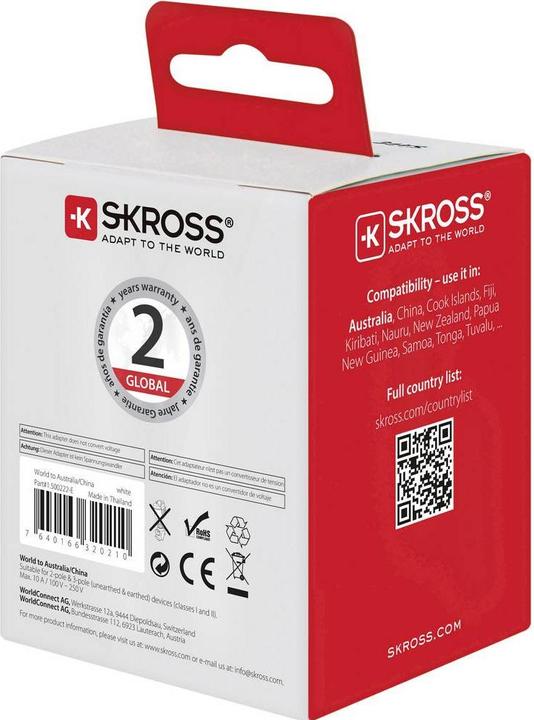 Produktbild Skross World to Australia + China