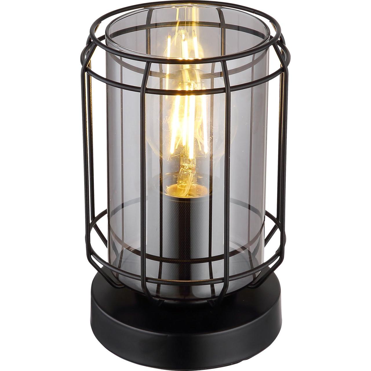 Globo, Tischlampe, Tischleuchte Kammi schwarz 1xE27 (E27)