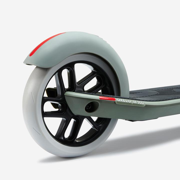 Actual product image Oxelo Scooter Pedal scooter kids - M900 khaki/light blue