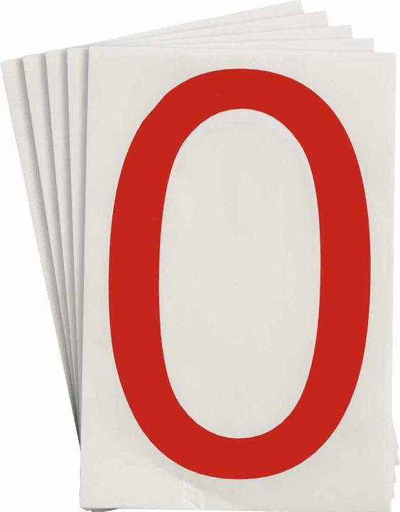 Immagine prodotto Brady Etichette ToughStripe con numeri e lettere, rosso