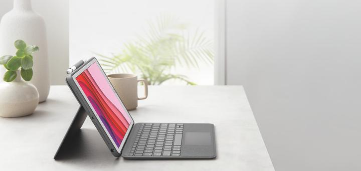 Image du produit Logitech Combo Touch (IT, iPad 2019 (7e gène), iPad 2020 (8. Gen), iPad 2021 (9e génération))