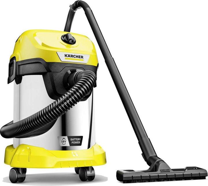 Image du produit Kärcher WD 3-18 S Kit de batterie V-17/20 (Aspirateur eau et poussière)