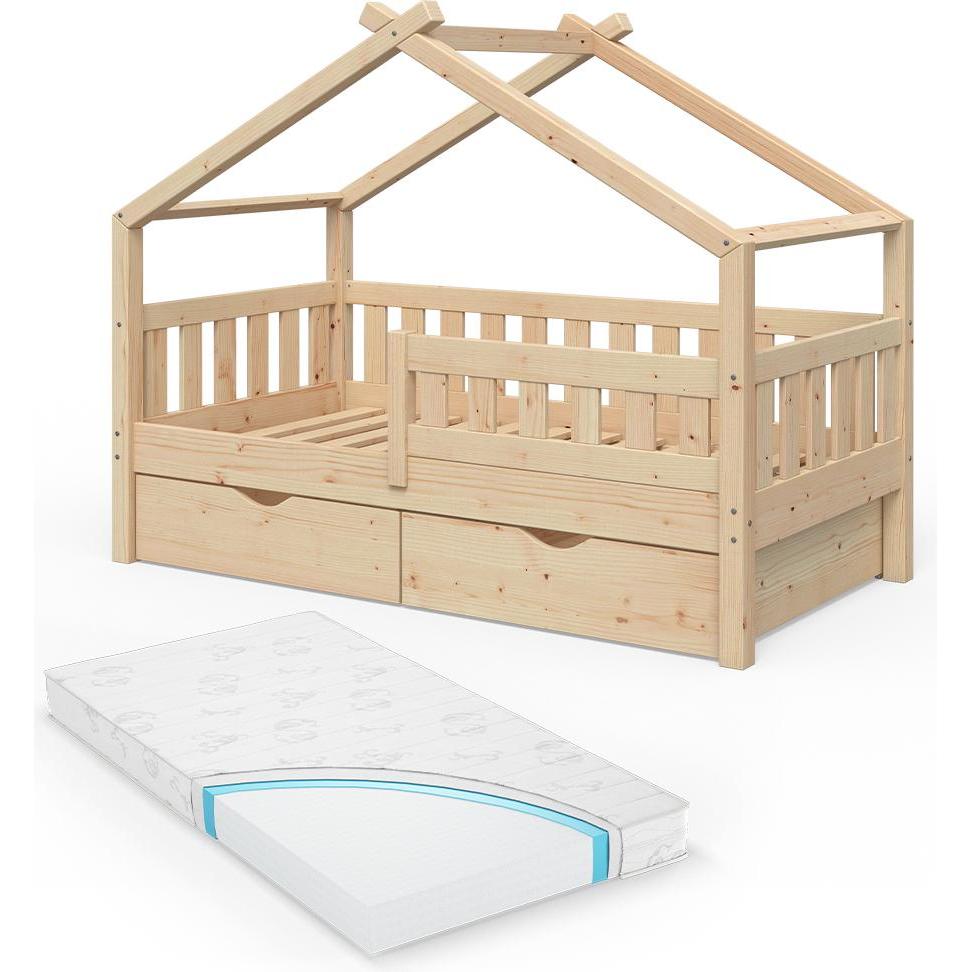 VitaliSpa, Kinderbett, Hausbett Design (80 x 160 cm)