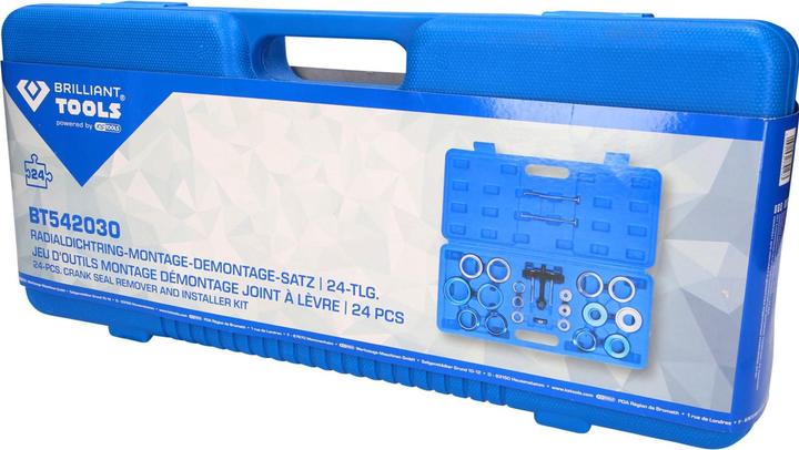 Actual product image Brilliant Tools Radial seal assembly-disassembly set, 24 pcs.