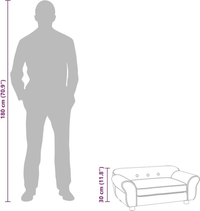 Image du produit vidaXL Hundesofa (Chien)