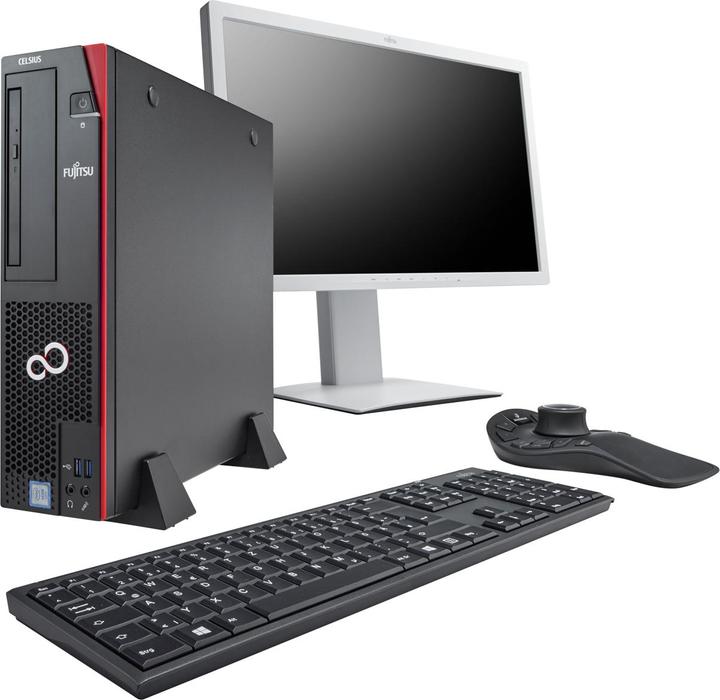 Actual product image Fujitsu Celsius J580 (512 GB, 32 GB, Intel Core i7-9700, Quadro P1000)