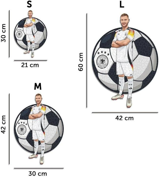 Produktbild Iconic Joshua Kimmich (Deutsche Nationalmannschaft) - Holz Puzzle Grösse S (150 Teile) (150 Teile)