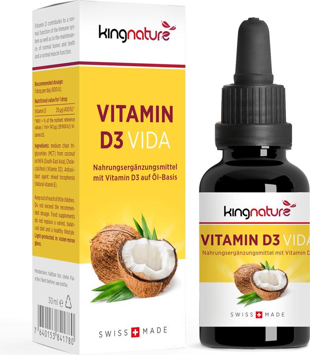 Immagine prodotto Kingnature Vitamina D3 (1 pz., Liquido, 30 ml)