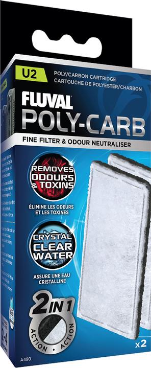 Produktbild Fluval Poly-Aktivkohle U2 (110 l, Innenfilter, Süsswasser, Meerwasser)