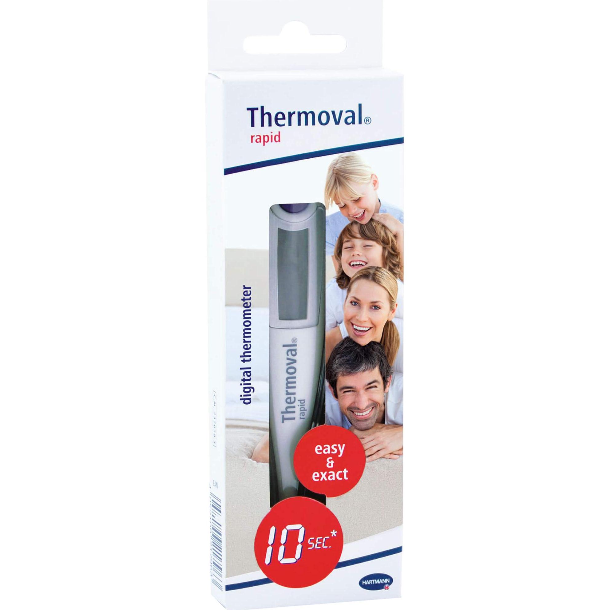 Thermoval, Fieberthermometer, Rapid (Achselhöhle, Mund, Rektal)