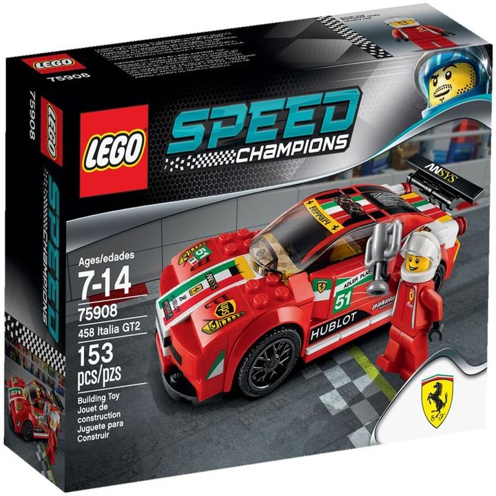 Image du produit LEGO Speed Champions Ferrari 458 Italia GT2 (75908, LEGO Speed Champions)