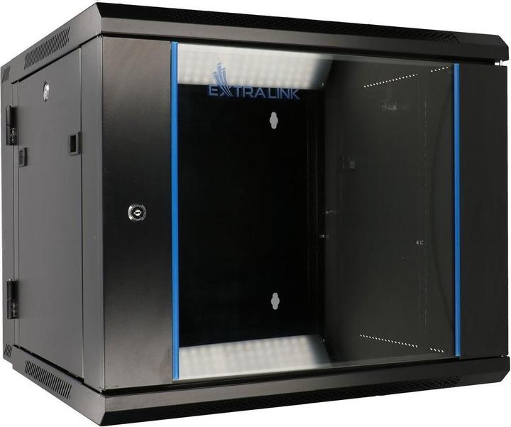 Produktbild Extralink 12U 600mm rack cabinet black (12 HE, 19 Zoll Rack)