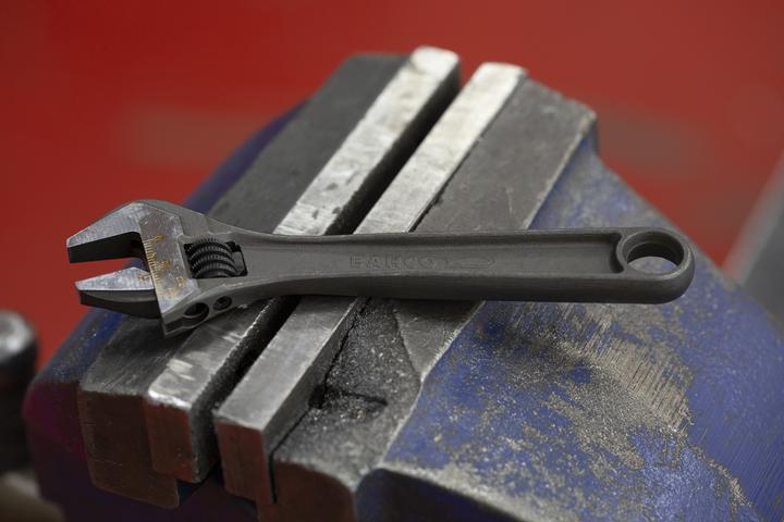 Produktbild Bahco Rollgabelschlüssel mit Zentralmutter, phosphatiert, 155 mm - Industrieverpackung (20 mm)