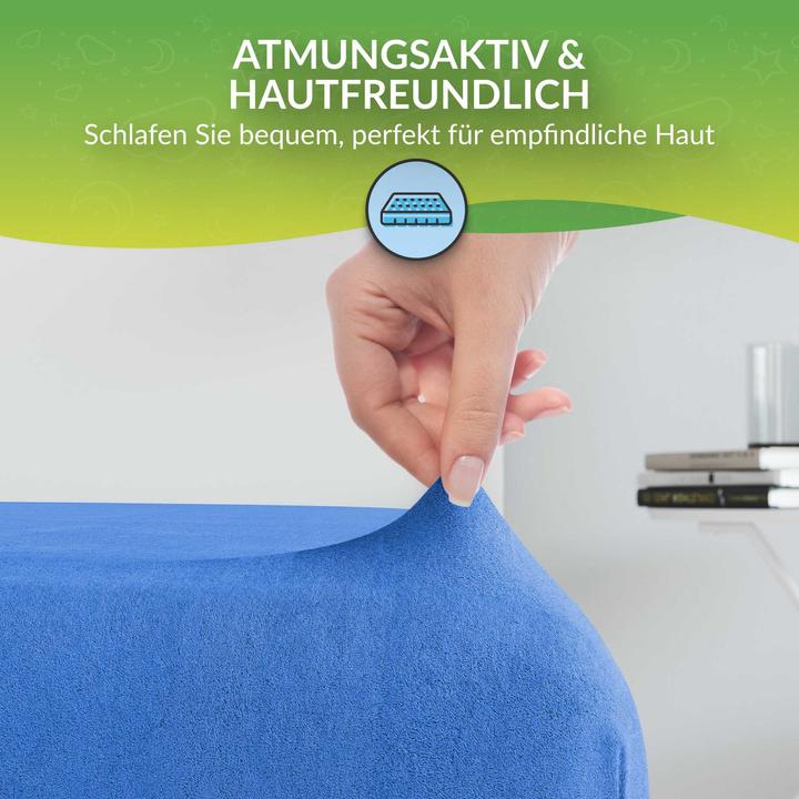 Produktbild Etérea Frottee Spannbettlaken (180 x 200 - 200 x 200 cm)