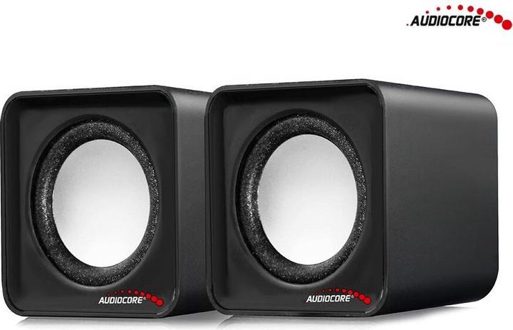 Actual product image Audiocore AC870 B 2-way Black, Grey Wired