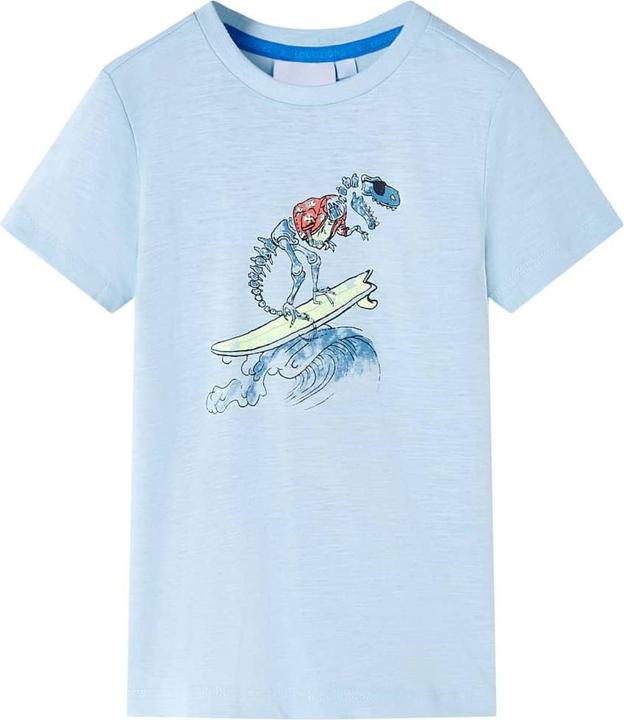 Produktbild VidaXL Kinder-T-Shirt Hellblau 92,Material: 100 % Baumwolle,Farbe (92)