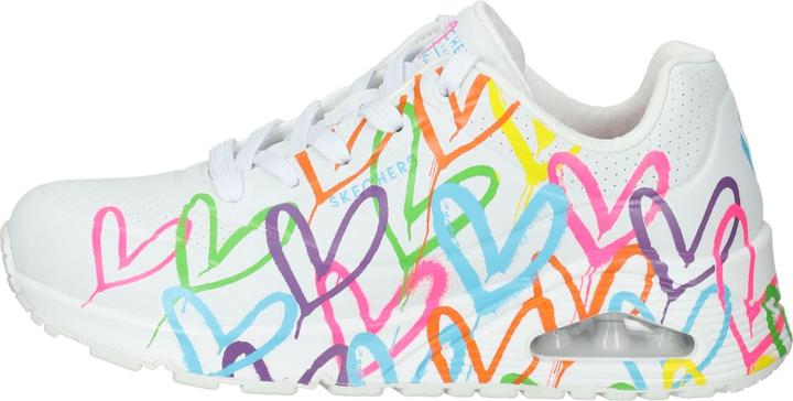 Actual product image Skechers Ladies lace-up shoes sporty rubber sole white (36.5)