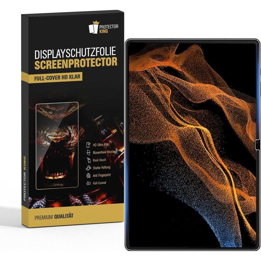Protectorking 6x Premium Displayschutzfolie 3D KLAR (6 Stück, Galaxy Tab S8 Ultra), Tablet Schutzfolie