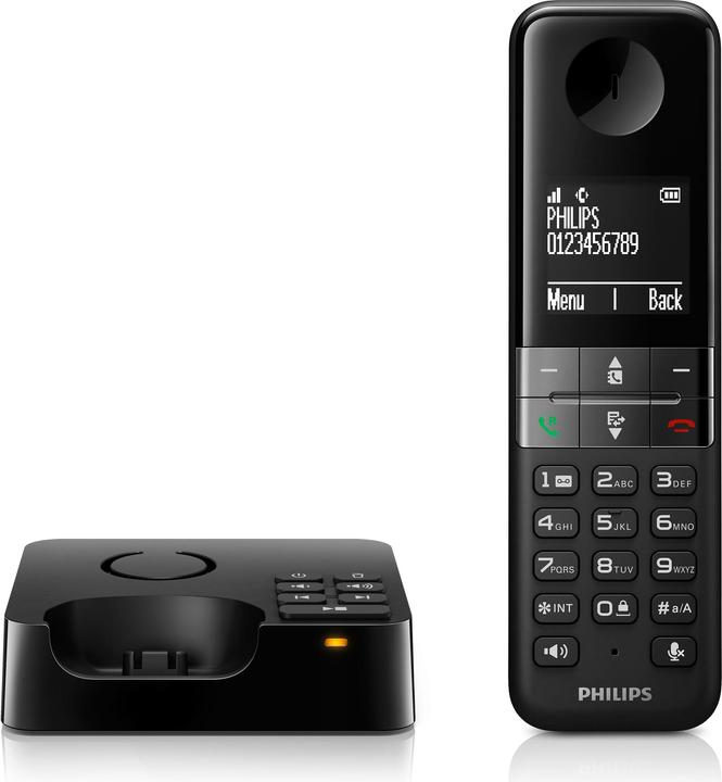 Actual product image Philips D4551B - Cordless phone with answering machine